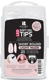 RC Red Carpet Manicure soft gel nude tips for quick, precise application