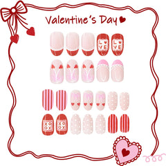 Rdntbeu nail glue stickers ensure strong adhesion for secure, short-term wear.