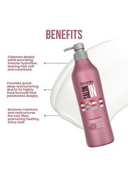RECAMIER Color Guard Pro Shampoo rich lather gently cleanses while preserving color.