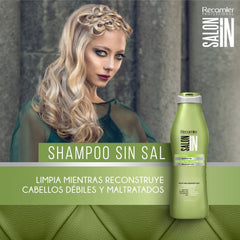 Recamier Pro conditioner tube, smoothing results for manageable, frizz-free hair.