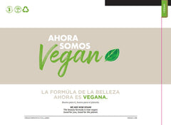 RECAMIER Vegan Keratin & Collagen Shampoo close-up of rich lather nourishing strands.