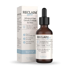 Reclaim Gang RU58841 Minoxidil bottle for at-home hair growth support.