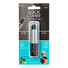 RED by Kiss Quick Cover root touch up stick close-up for precise root concealment.