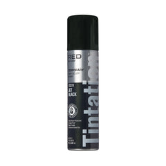 Red by Kiss Tintation Jet Black spray bottle provides instant gray root coverage.
