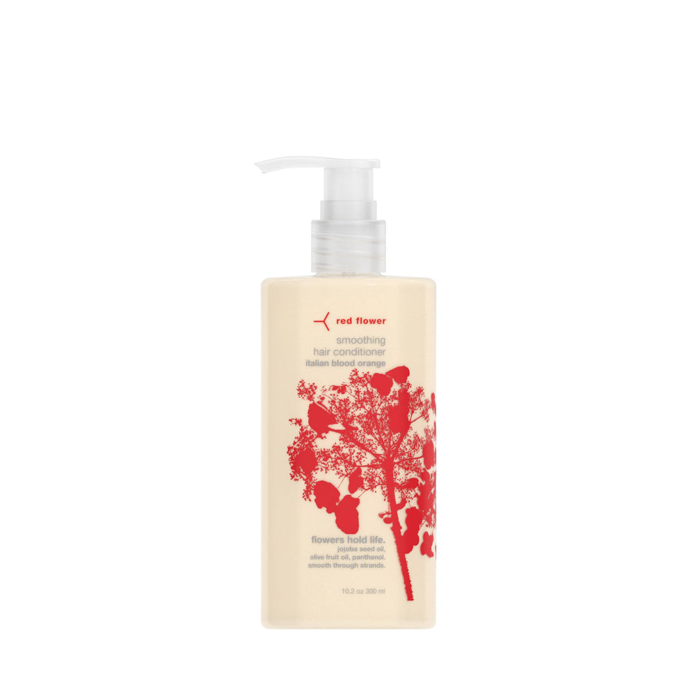 Red Flower Italian Blood Orange smoothing conditioner bottle for vitamin-rich moisture and frizz control
