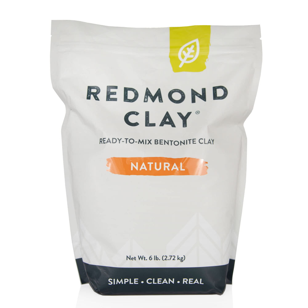 Redmond Clay powder in a bag, pure mineral Bentonite for DIY masks.