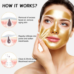 Rednow close-up gold-foil texture highlights premium formula