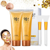 Rednow gold-foil peel mask packaging signals premium spa-inspired care