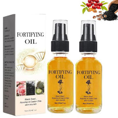 Rednow Lilinas castor oil serum bottle close-up for deep hydration and nourishment.