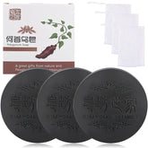 Rednow polygonum shampoo bar bottle demonstrates deep cleansing for a refreshed scalp.