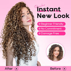 REECHO GoGo curly extensions offer silky soft texture and lightweight feel
