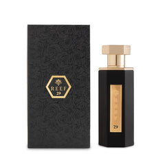 Reef Perfumes bottle front view, offering a bold, long-lasting fragrance for daily wear.