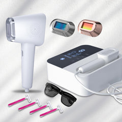 REEOOH laser hair removal device front panel for precise at home use