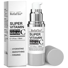 Refaflio Super Vitamin C Serum bottle for daily skincare.