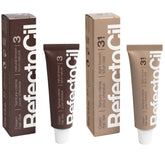 RefectoCil cream dye Natural Brown shade for a natural brunette transformation.