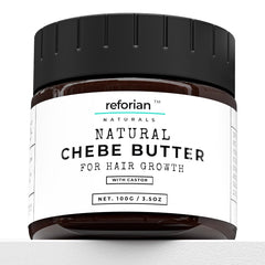 Reforian Chebe Hair Butter jar shown for deep moisture and frizz control.