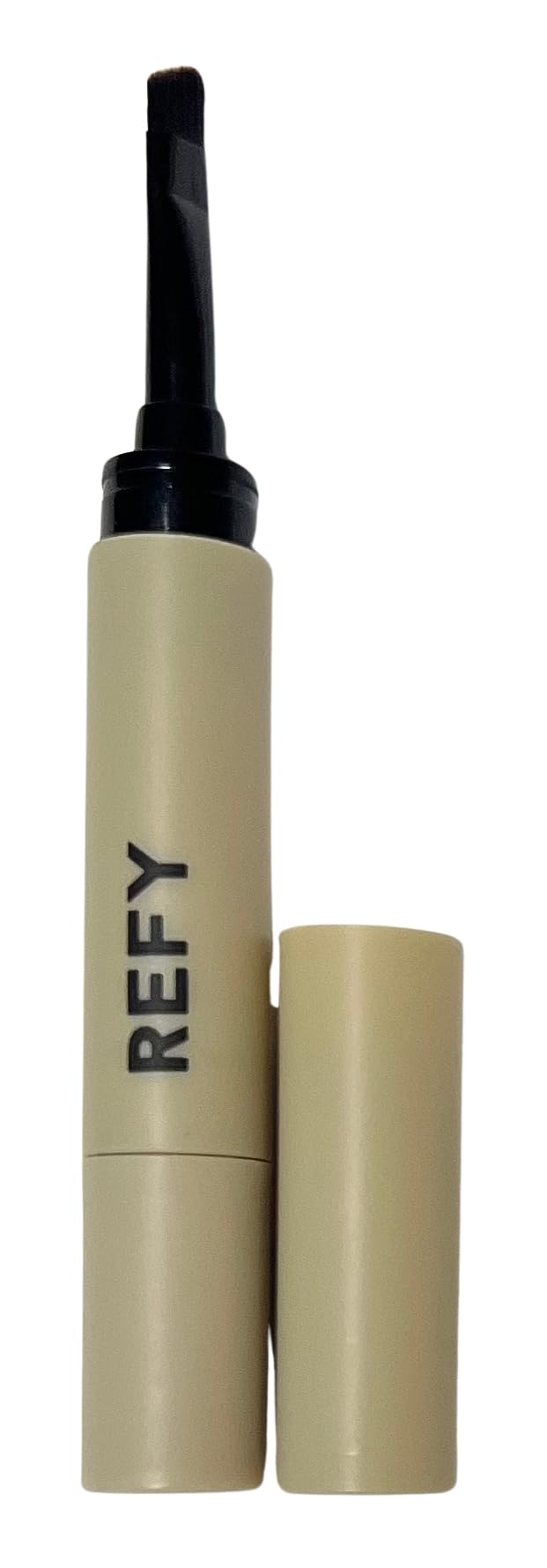 REFY Brow Pomade dual-ended with brush for precise shaping and long-lasting definition.