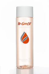 Re-Gen Oil scar improvement close-up for smoother skin texture.