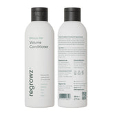Regrowz Miracle Volume Conditioner bottle for easy styling and added body.