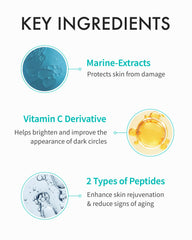 REJURAN Advanced Night Repair Eye Cream under-eye application demonstrates smooth coverage
