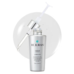 REJURAN Turnover Ampoule bottle highlights c-PDRN for skin renewal and resilience.
