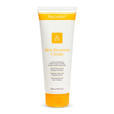 Rejuvaskin Skin Recovery Cream bottle close-up for soothing hydration