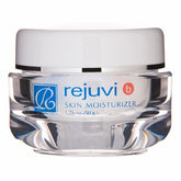 Rejuvi b Skin Moisturizer bottle on a clean surface, lightweight hydration.