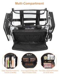 Relavel extralarge dual-zipper with reinforced base for durability