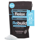 Relax Spa & Bath Lavender Musk Bath Salts bottle enhances post-activity relaxation