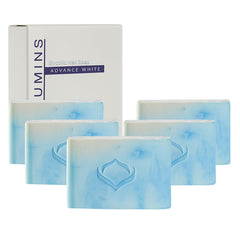 Relumins Glycolic Soap Bar creates rich foam for gentle exfoliation and smoother skin.