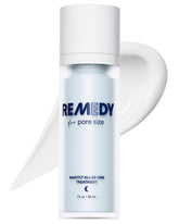 Remedy Science Pore Size Serum bottle close-up for smoother skin