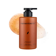 Rememberin Persimmon Shampoo bottle front shows odor control with gentle cleansing.