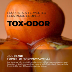 Rememberin Persimmon Shampoo foam on hand demonstrates gentle cleansing.