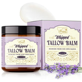Reminisce Angus Ranch whipped tallow balm packaging shows a clean ranch-to-home skincare option.