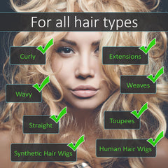 BlueMax protective sealer graphic indicating enhanced protection for hair systems.
