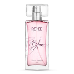 Renee Bloom bottle closeup shows premium cap and refined fragrance.