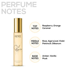Renee Red Noir front bottle presents versatile fragrance for special occasions.