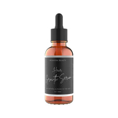 Rennora Beauty hair growth serum bottle highlighting premium herbal formula for scalp vitality.