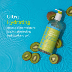 RENPURE Kiwi Hyaluronic Body Wash with kiwi scent suggesting refreshing mood uplift