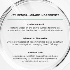 Replenix sunscreen applied under makeup with natural tint for seamless finish.