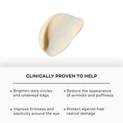 Replenix Brightening Eye Cream pump dispenses a small amount for under-eye hydration