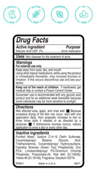 Replenix Gly-Sal Deep Pore Wash label closeup highlights 5% glycolic and 2% salicylic acids.