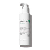 Replenix Green Tea Gentle Cleanser bottle shown for a soothing cleanse on sensitive skin.