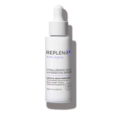 Replenix Pure Hydration serum bottle close-up showing premium hydration