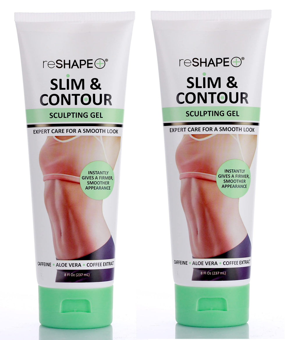 Reshape+ anti cellulite gel bottle pump for easy application