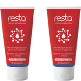 Resta Creme Moisturizer bottle with pack, smooth hydration for dry skin.