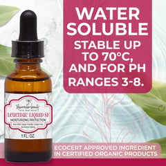 RESURRECTIONbeauty Leucidal Liquid SF jar showing versatile water-soluble actives for formulations