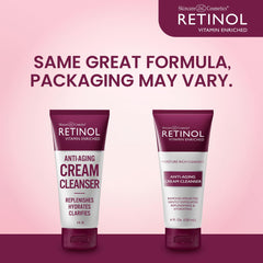 LIVAURA cream cleanser foamy texture showing gentle exfoliation and makeup removal.