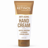 LIVAURA Retinol Hand Cream jar shows rich texture for deeply hydrated hands.