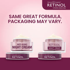 LIVAURA Retinol Night Cream jar shows rich texture for overnight hydration